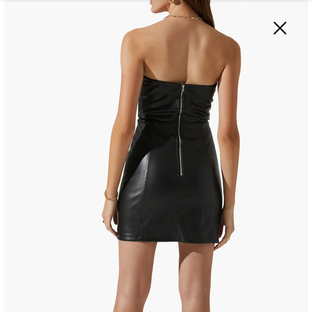 ASTR strapless mini dress